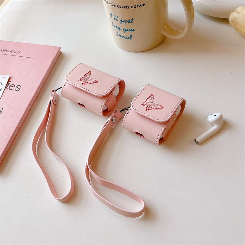 Vỏ bảo vệ hộp sạc tai nghe Apple Airpods 1/2, 3 Apple Airpods Pro chất liệu cao cấp, chống rơi vỡ hình ví dễ thương