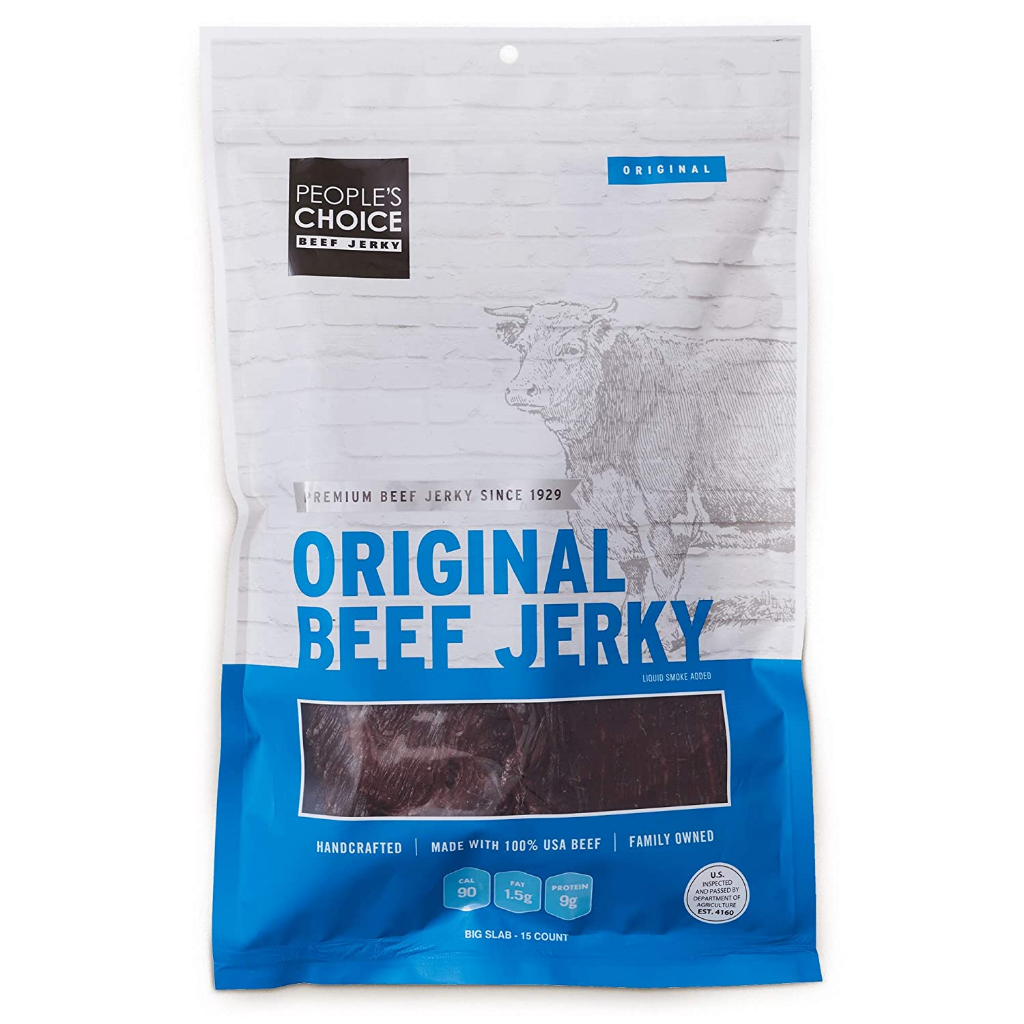 Khô bò Beef Jerky "People's Choice" : CLASSIC cắt lát 735g 24 miếng