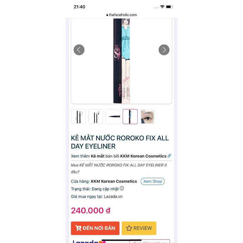 𝗞𝗲̉ 𝗺𝗮̆́𝘁 𝗻𝘂̛𝗼̛́𝗰 𝗰𝗵𝗼̂́𝗻𝗴 𝘁𝗿𝗼̂𝗶 𝗥𝗢𝗥𝗢𝗞𝗢 𝗙𝗶𝘅 𝗔𝗹𝗹 𝗗𝗮𝘆 𝗘𝘆𝗲𝗹𝗶𝗻𝗲𝗿 𝟬.𝟴𝗴