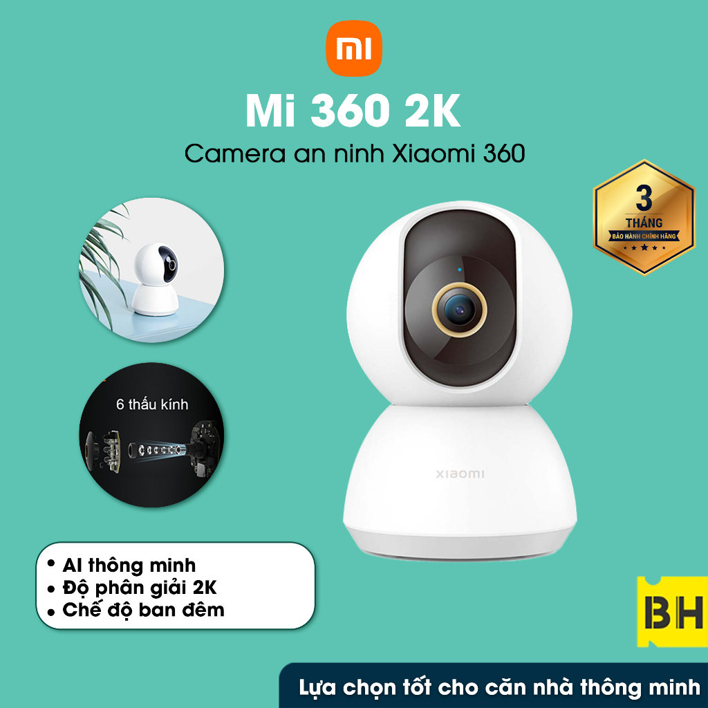 Camera Giám Sát Wifi Xiaomi SE+ / 2K / TP-Link C220 Full HD Xoay 360 độ Đàm Thoại 2 Chiều Hỗ Trợ Tiếng Việt Qua App