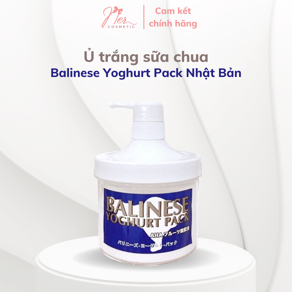 Ủ trắng da body sữa chua Balinese Yoghurt Pack Nhật Bản