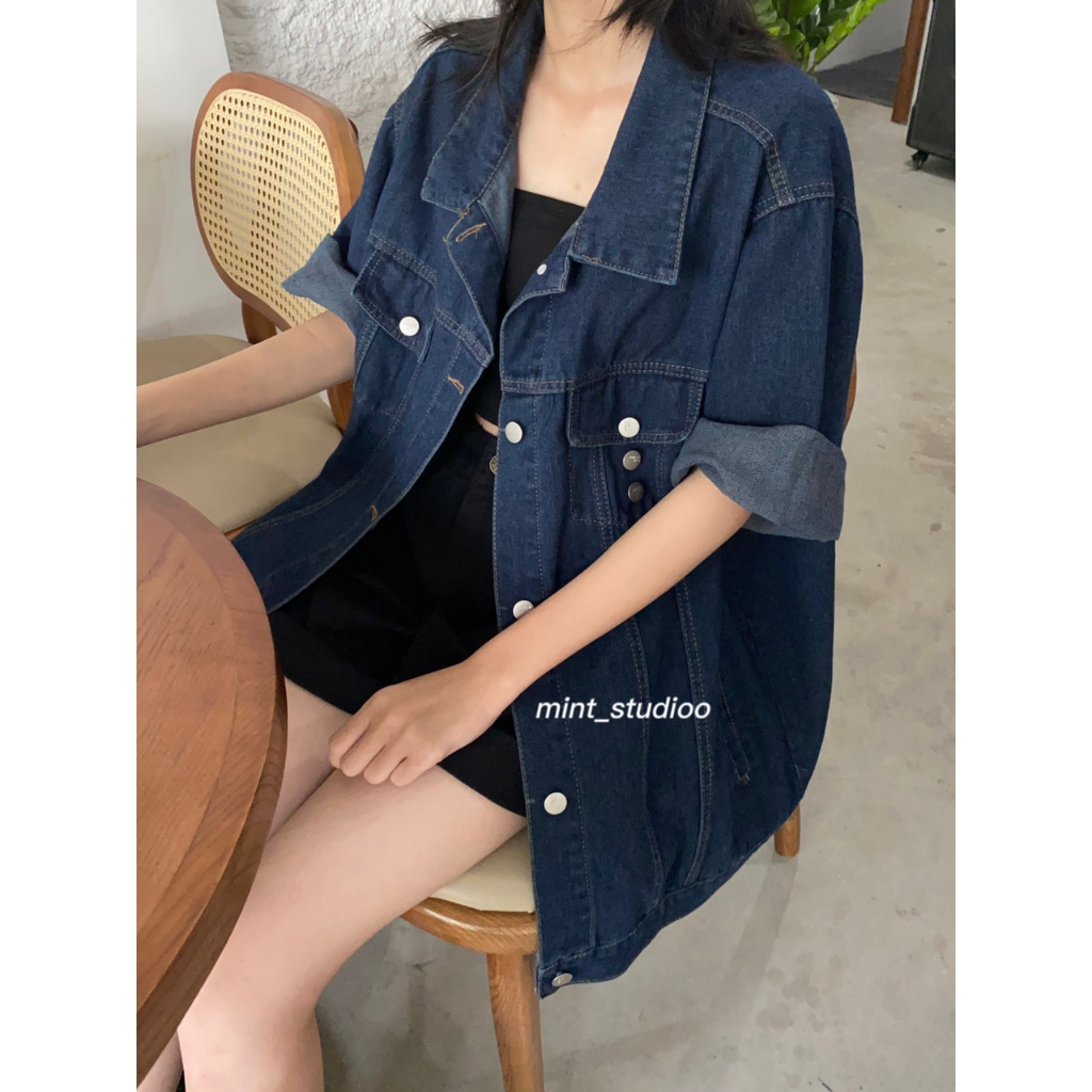DENIM JACKET chất jeans siêu dày dặn