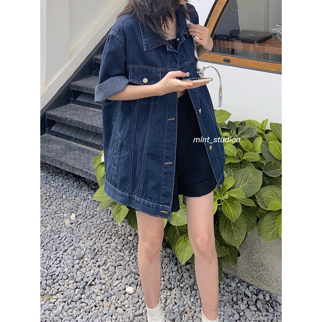 DENIM JACKET chất jeans siêu dày dặn
