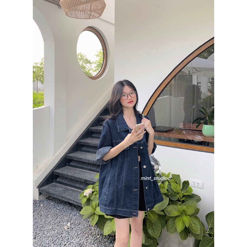 DENIM JACKET chất jeans siêu dày dặn