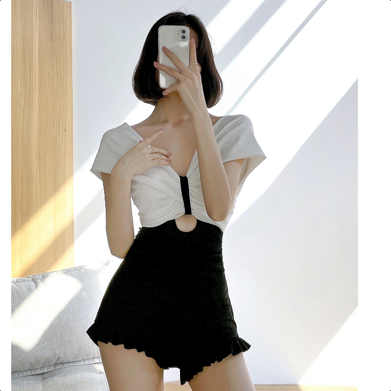 Đồ bơi nữ bikini 1 mảnh-Bộ Đồ Bơi Một Mảnh Rũ Thời Trang Cho Nữ sexy hở lưng phong cách đồ bơi nữ kín đáo