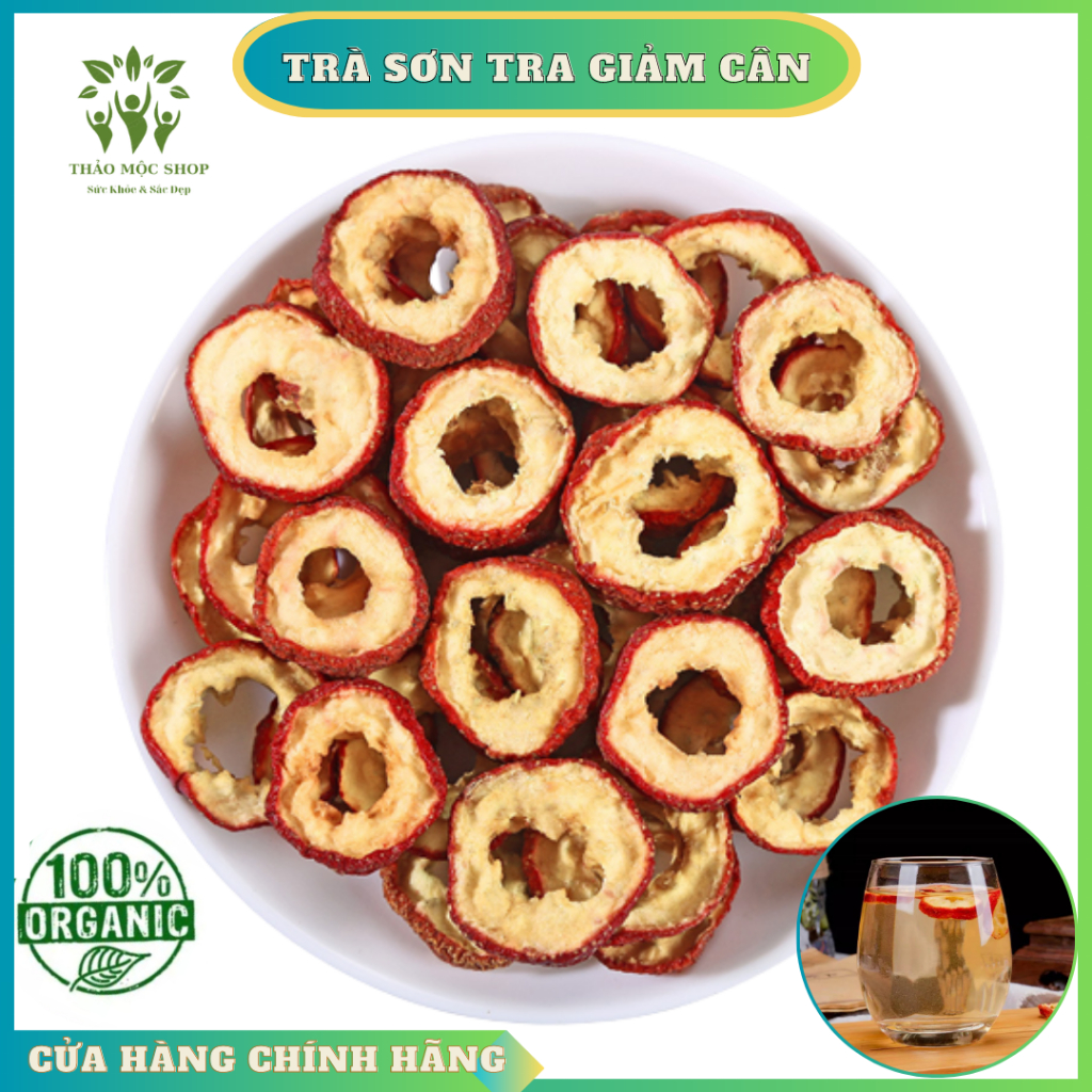 Sơn Tra (Táo Gai) Cắt Lát Sấy Khô 100gr Tại Thảo Mộc Shop