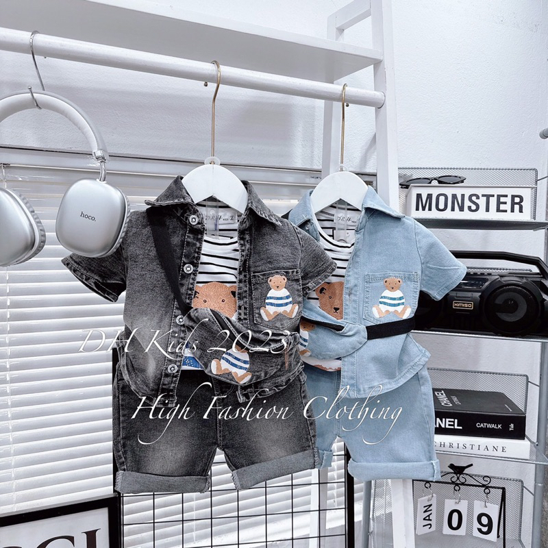 set jean 4 chi tiết cho bé trai
