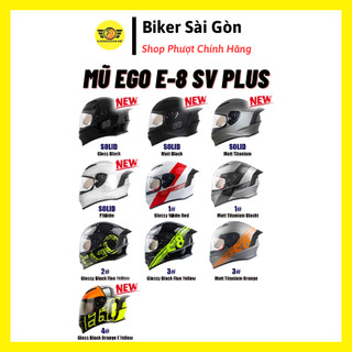 Mũ bảo hiểm fullface ego e-8 sv plus , nón e8 sv plus chính hãng - biker sài gòn