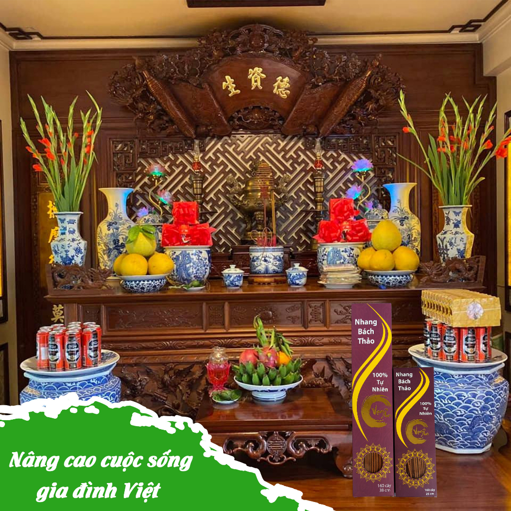 Nhang thảo mộc 38cm 160 cây