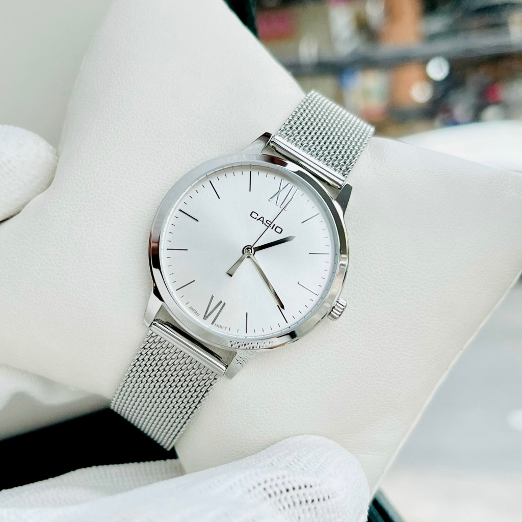 Đồng hồ nữ dây thép Casio LTP-E157M-7A