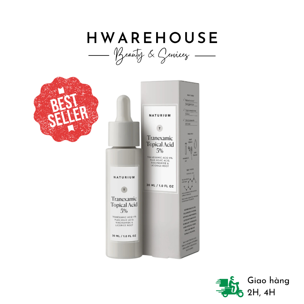 Serum giảm thâm nám, tàn nhang Naturium Tranexamic Topical Acid 5%
