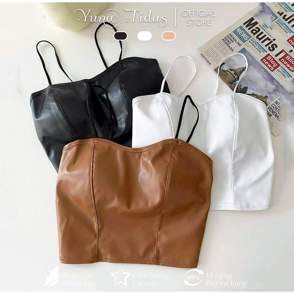Áo Bra Nữ Chất Da Xịn Đẹp Cá Tính Chun Lưng Thông Hơi Thoáng Khí Hot Trend