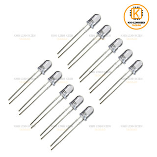 Túi 10 con led 5mm siêu sáng các màu- Led ruồi phi 5