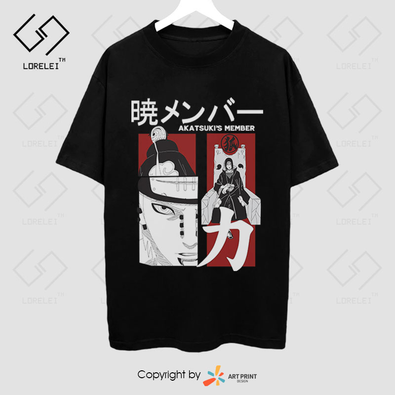 Áo thun Naruto Akatsuki's Member ngắn tay