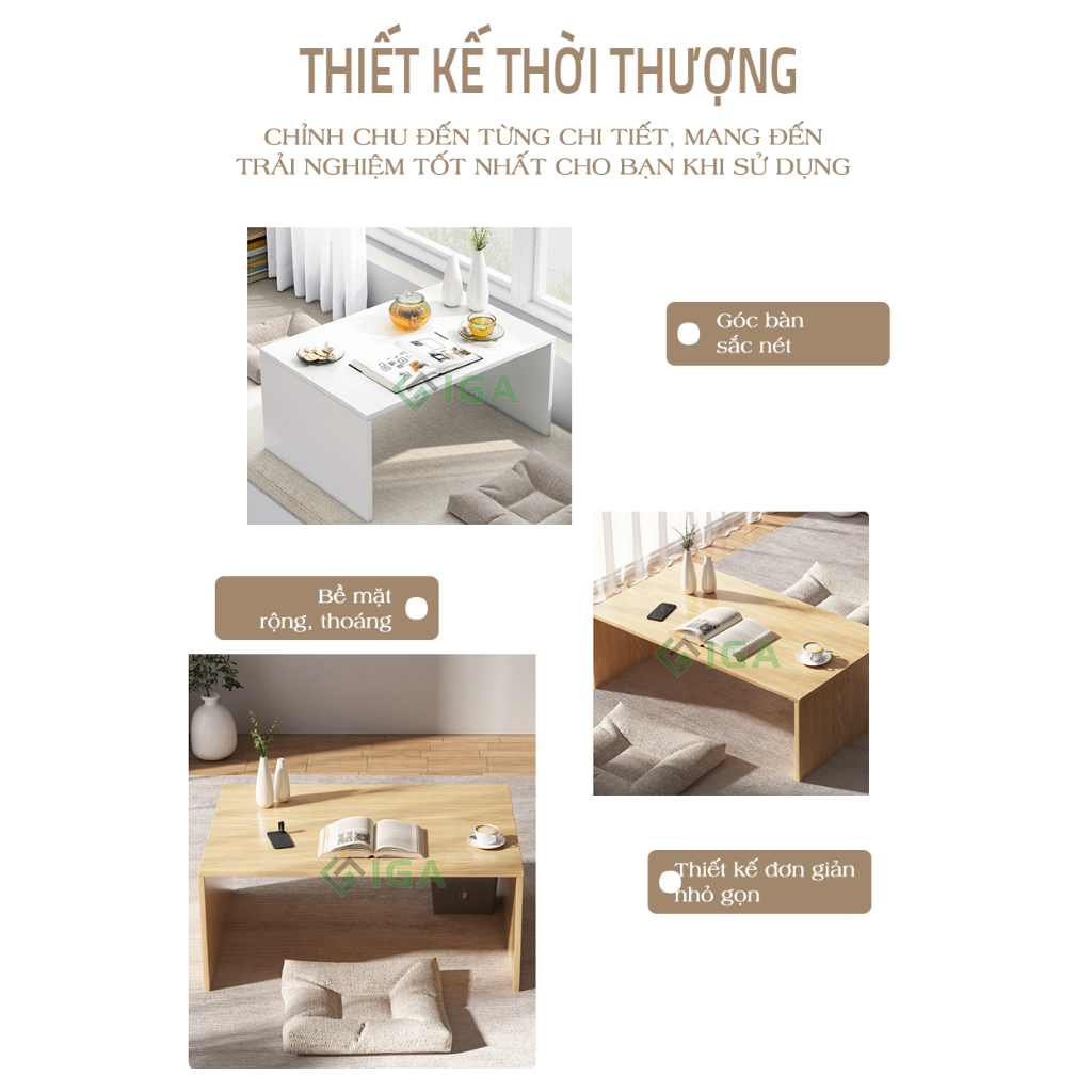 Bàn trà sofa ngồi bệt thông minh thương hiệu MEIR FURNITURE - GP147