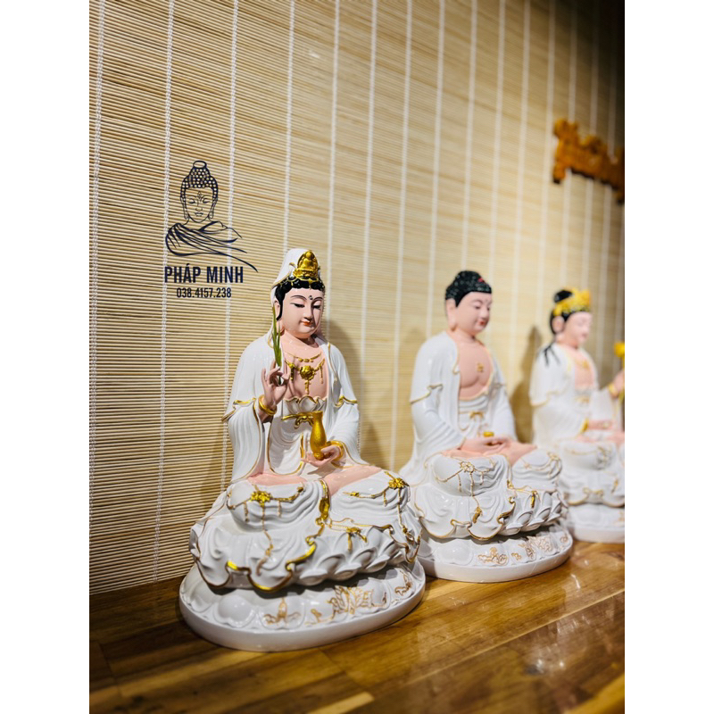 Tôn Tượng Tam Thánh Tây Phuong 30CM