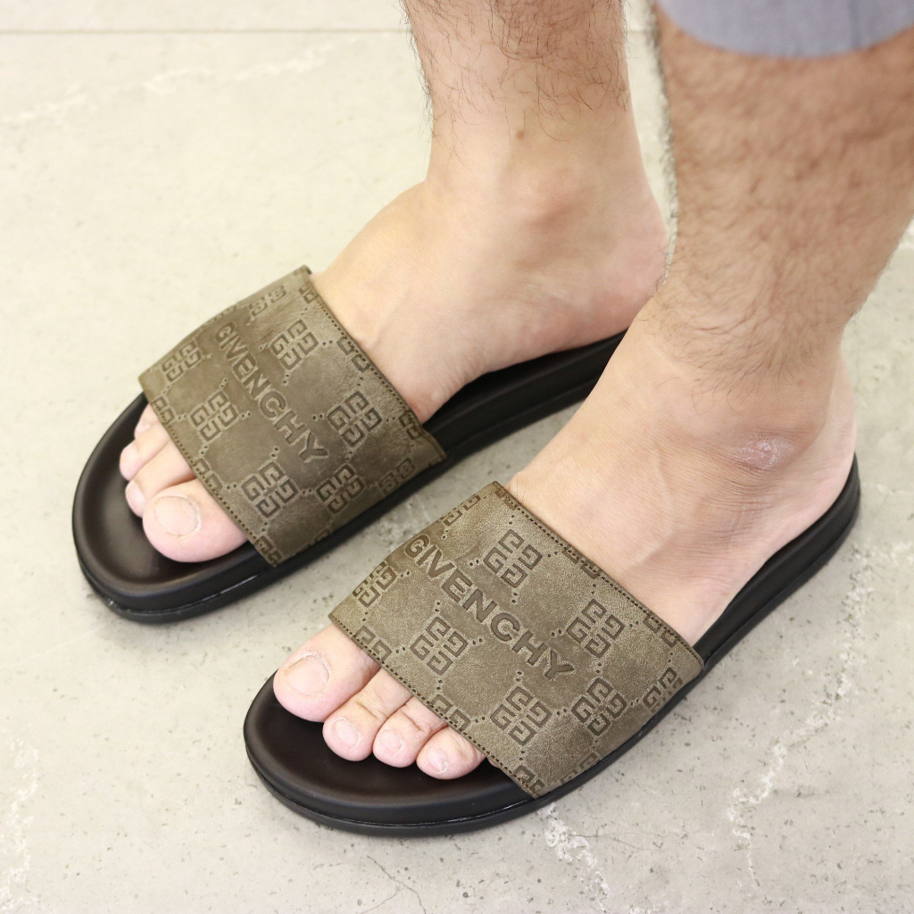 Dép nam, dép da quai ngang GVC siêu bền đẹp, thời trang, sang chảnh Mã DX06