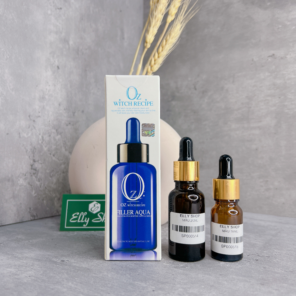 Tinh chất Filler Aqua Kết Hợp Peptide Oz Witch Recipe 60ml - Căng Bóng Dưỡng Ẩm Da
