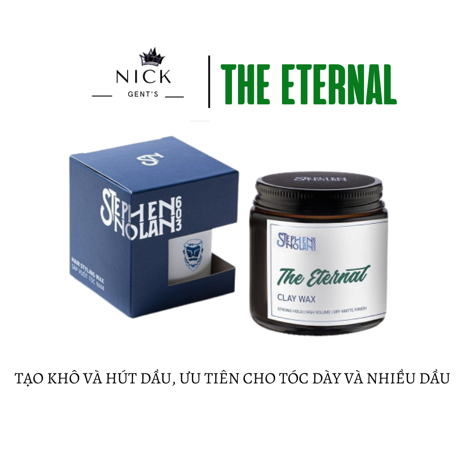 [ Hàng Chính Hãng ] Sáp Vuốt Tóc Nam Stephen Nolan 603 50/100g  - The Eternal