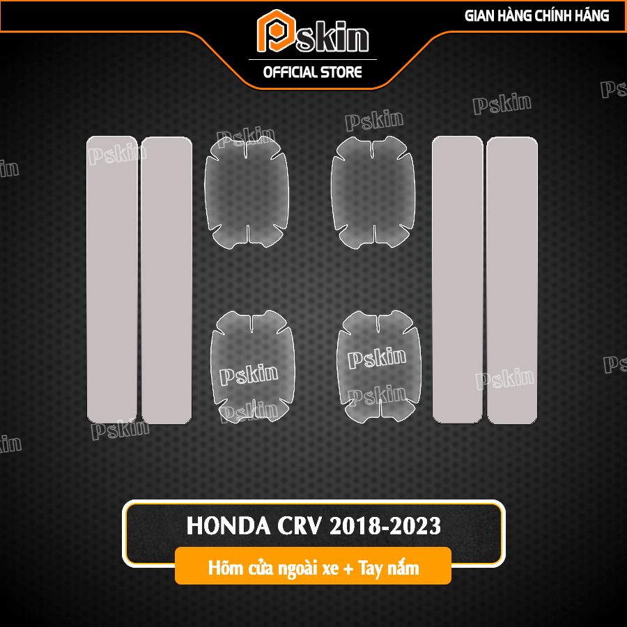 Dán PPF Bộ 4 hộc cửa + Tay nắm cửa ngoài xe  xe Honda CRV 2018-2022