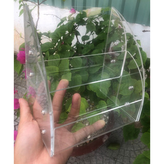 Khay Kệ Mica Trong Trưng Mặt Nạ Mỹ Phẩm