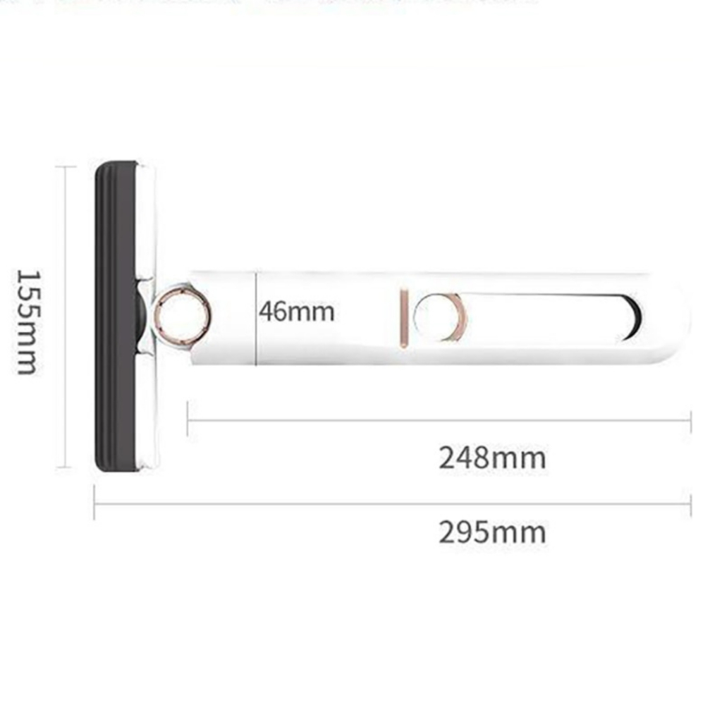 Cây lau nhà mini tự vắt thông minh siêu thấm hút 25cm tiện ích đa năng sử dụng lau bàn bếp gương kính gấp gọn đa năng