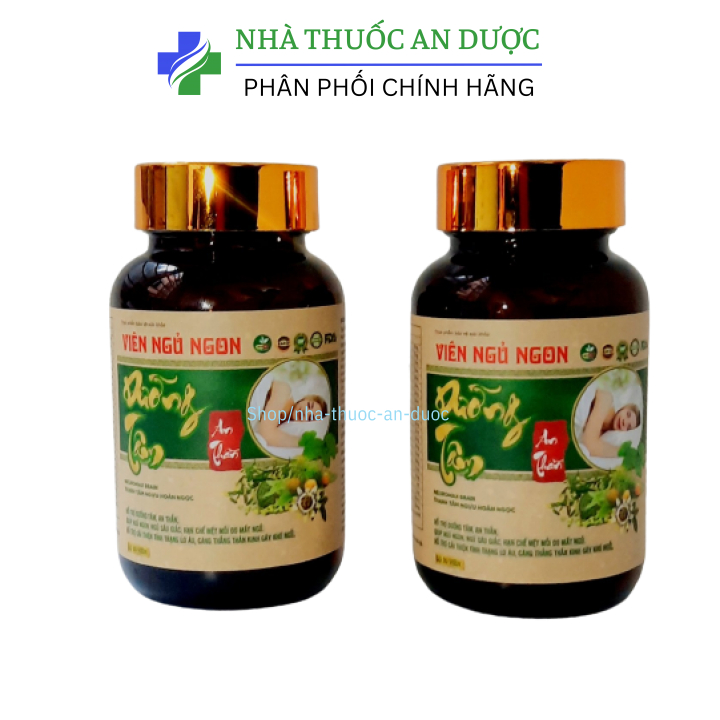 Viên ngủ ngon dưỡng tâm an thần giúp ngủ sâu tăng sức khỏe - Hộp 60 viên