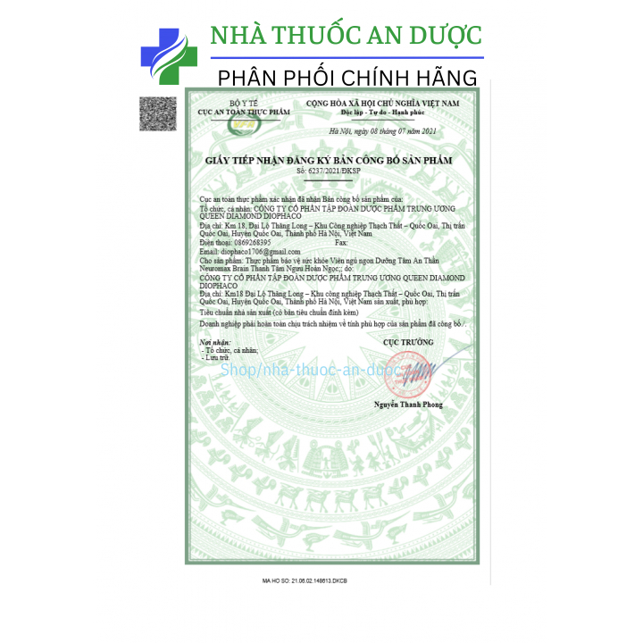 Viên ngủ ngon dưỡng tâm an thần giúp ngủ sâu tăng sức khỏe - Hộp 60 viên