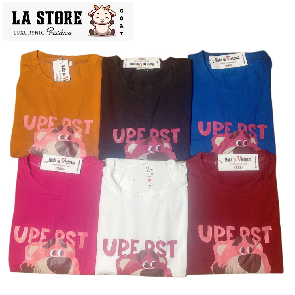 Áo thun gấu lotso form rộng  Miucho chất vải cotton in graphic | BigBuy360 - bigbuy360.vn