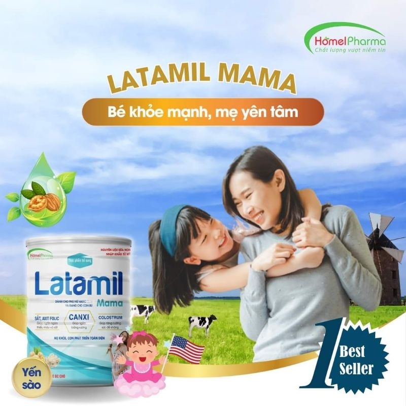 Sữa Latamil Mama "Mẹ khỏe, con phát triển toàn diện"