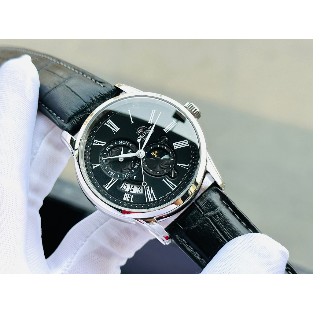 Đồng hồ nam dây da Orient Sun and Moon GEN 3 RA-AK0010B10B