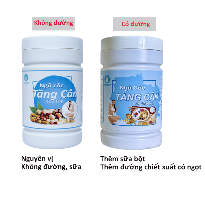 Ngũ Cốc Tăng Cân Hiệu Quả Cao Cấp 25 Loại hạt NAKUSO (500Gr)