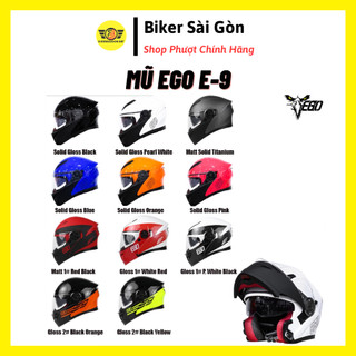 MŨ BẢO HIỂM FULLFACE LẬT HÀM EGO E-9 - Biker Sài Gòn