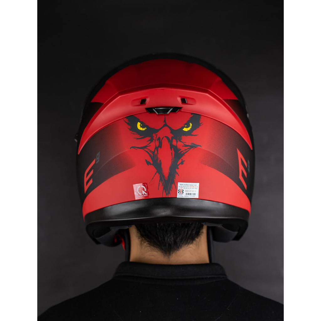 MŨ BẢO HIỂM FULLFACE LẬT HÀM EGO E9 - Biker Sài Gòn