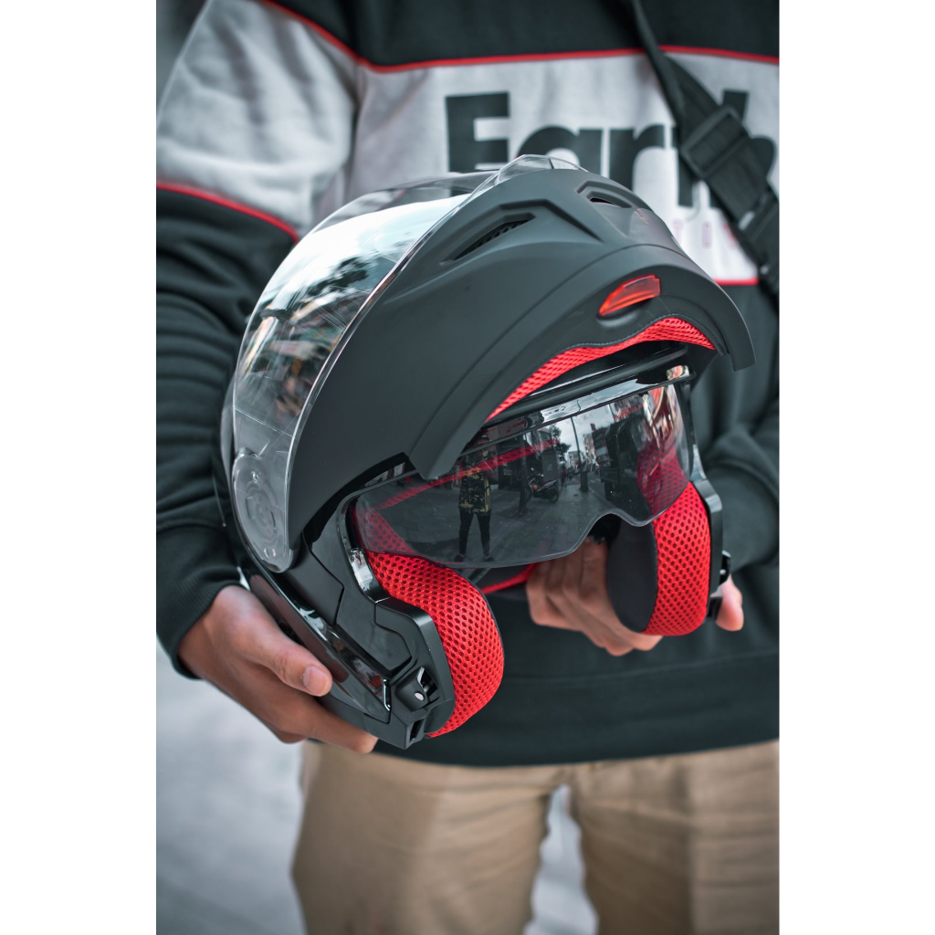 MŨ BẢO HIỂM FULLFACE LẬT HÀM EGO E9 - Biker Sài Gòn