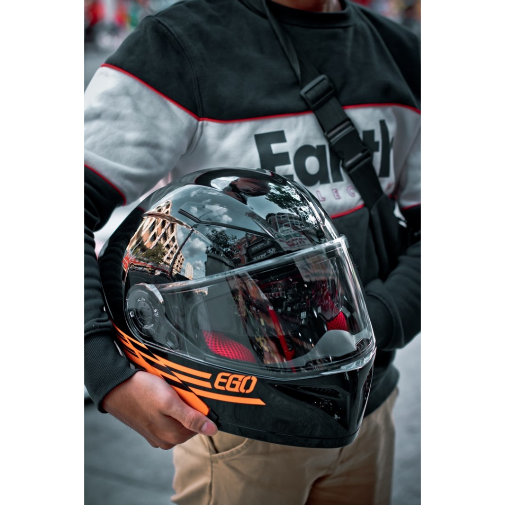 MŨ BẢO HIỂM FULLFACE LẬT HÀM EGO E9 - Biker Sài Gòn