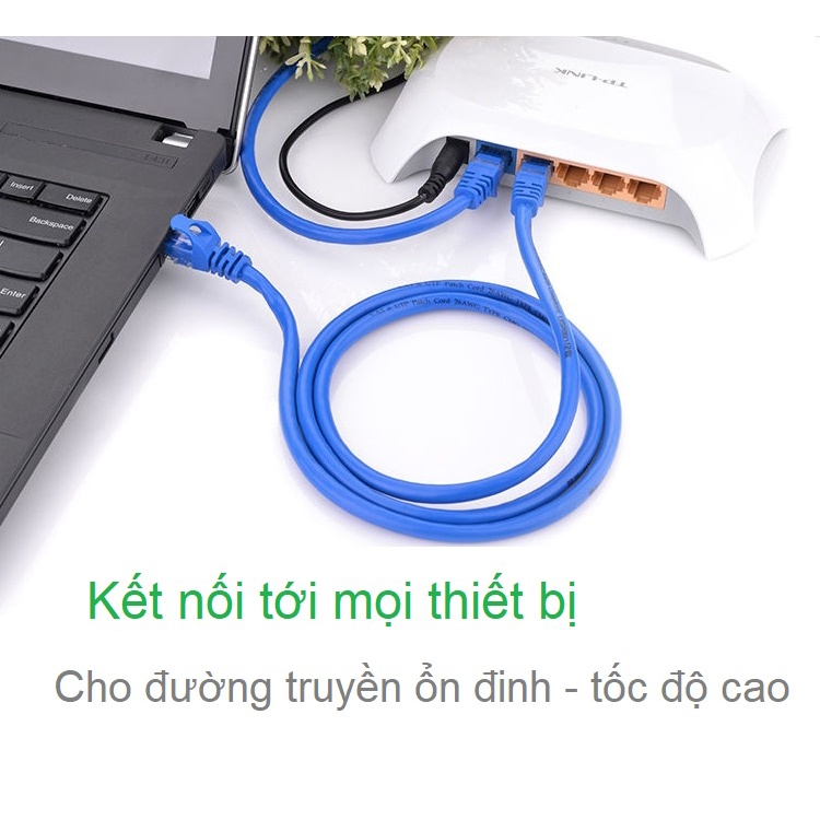 DÂY MẠNG CAT6E Bấm Sẵn 2 đầu 5m 10m 15m 20m 25m 30m - Dây Cáp mạng lan chính hãng
