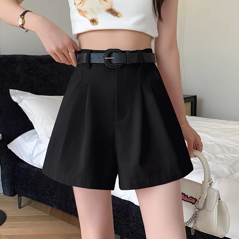 Quần sooc kaki kèm đai , hàng QC loại 1 có sẵn