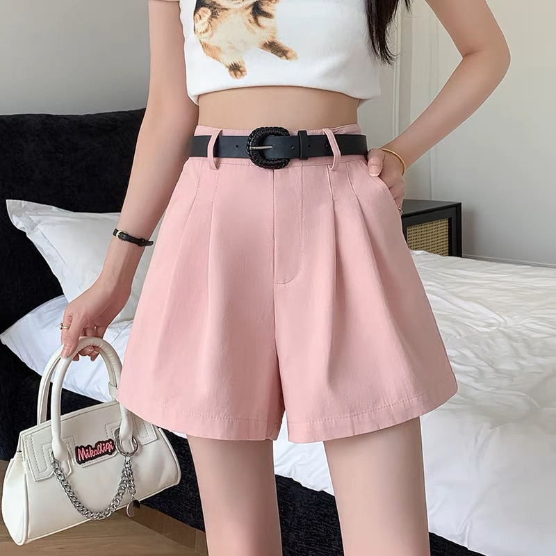 Quần sooc kaki kèm đai , hàng QC loại 1 có sẵn