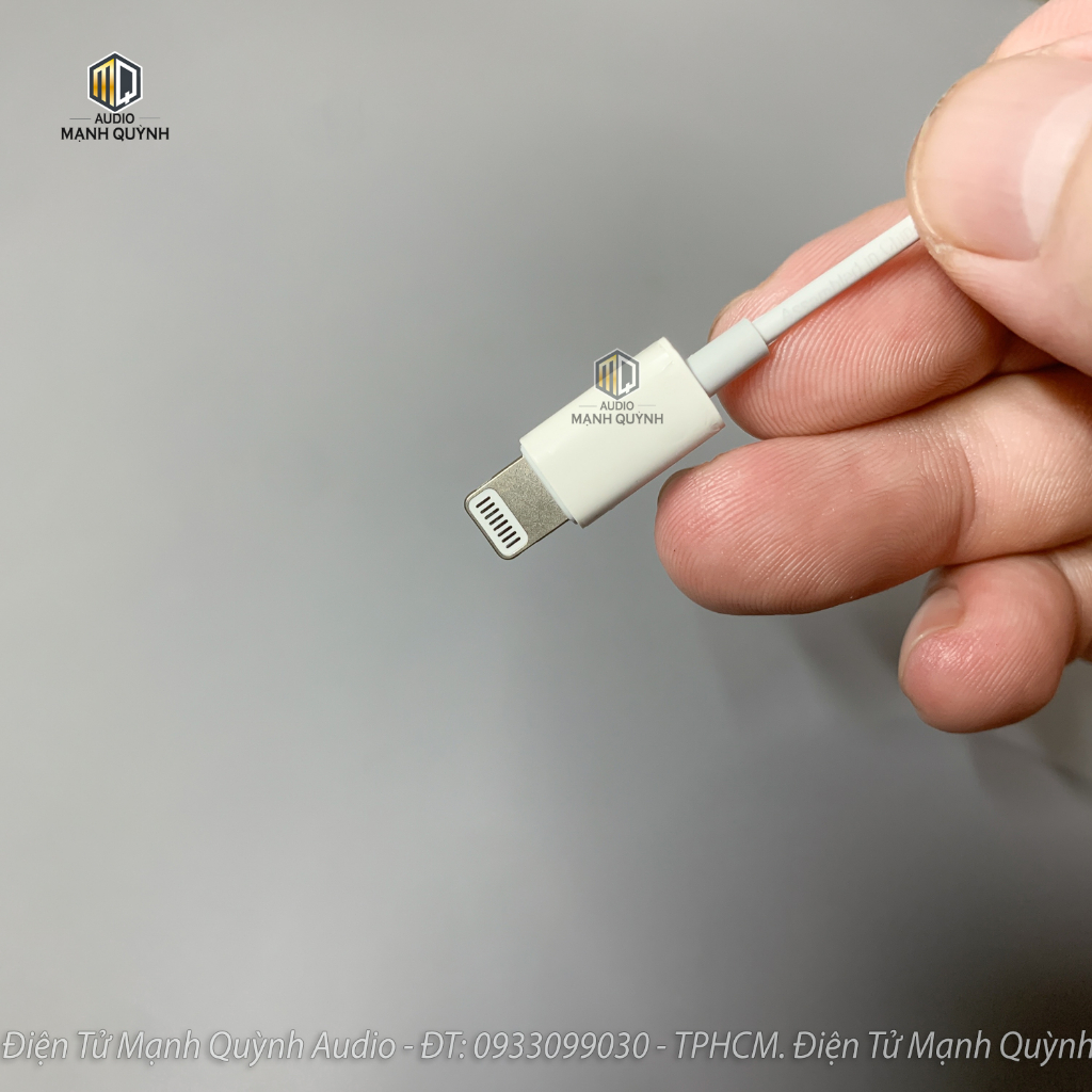 Dây Chuyển Zin Chính Hãng Lightning to 3.5mm. Có Thể Livestream/ Thu Âm Vào Điện Thoại