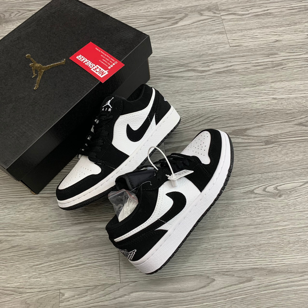 Giày Jordan 1 Low Black White  - Phiên bản 1:1 chuẩn | Nice Sneaker .