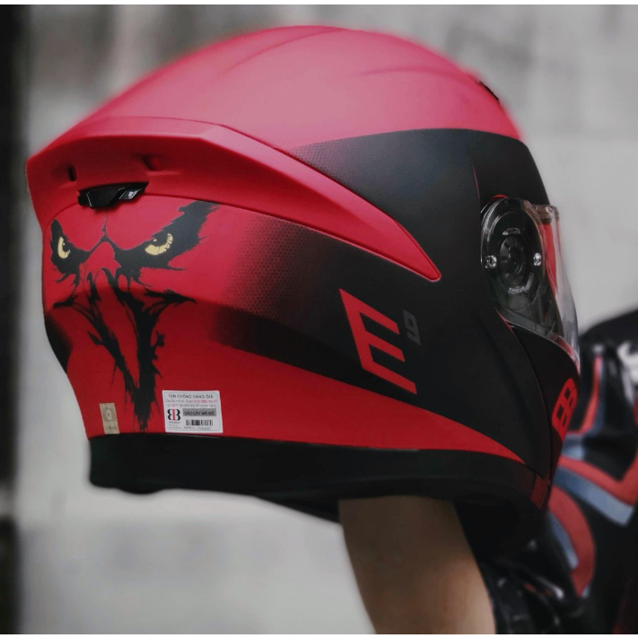 MŨ BẢO HIỂM FULLFACE LẬT HÀM EGO E9 - Biker Sài Gòn