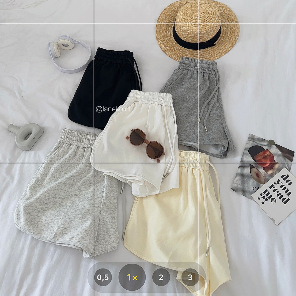 Short thun Colour 9029 Laneko 5 màu