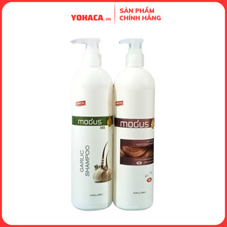 Bộ Dầu Gội Xả Modus Tỏi Kích Thích Mọc Tóc 500/800ml