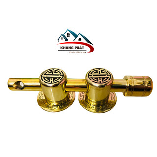 Khóa truỳ đồng chữ thọ, chùy cửa then cài chữ thọ bằng đồng cao cấp- Khang Phát