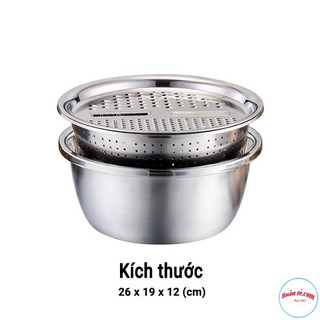 Bộ RỔ NẠO INOX 3 IN 1
