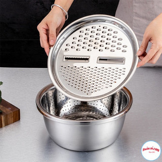 Bộ RỔ NẠO INOX 3 IN 1