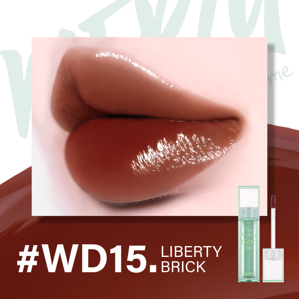 Son Tint Merzy The Watery Dew Tint Dạng Thạch Bóng, Bền Màu, Lâu Trôi Cho Đôi Môi Căng Mọng, Ẩm Mịn 4g