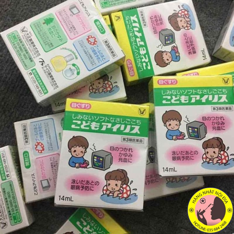 Nước nhỏ mắt Tivi Taisho cho bé xem tivi điện thoại của Nhật Bản 14ml