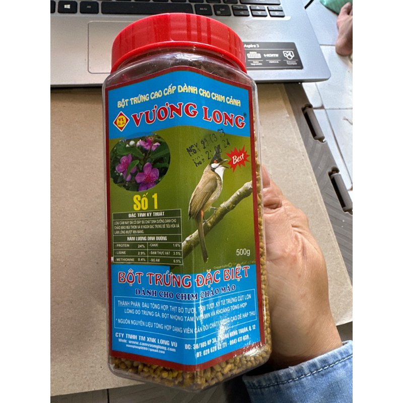 Cám chim chào mào Vương Long số 1 ăn thường - 500gr